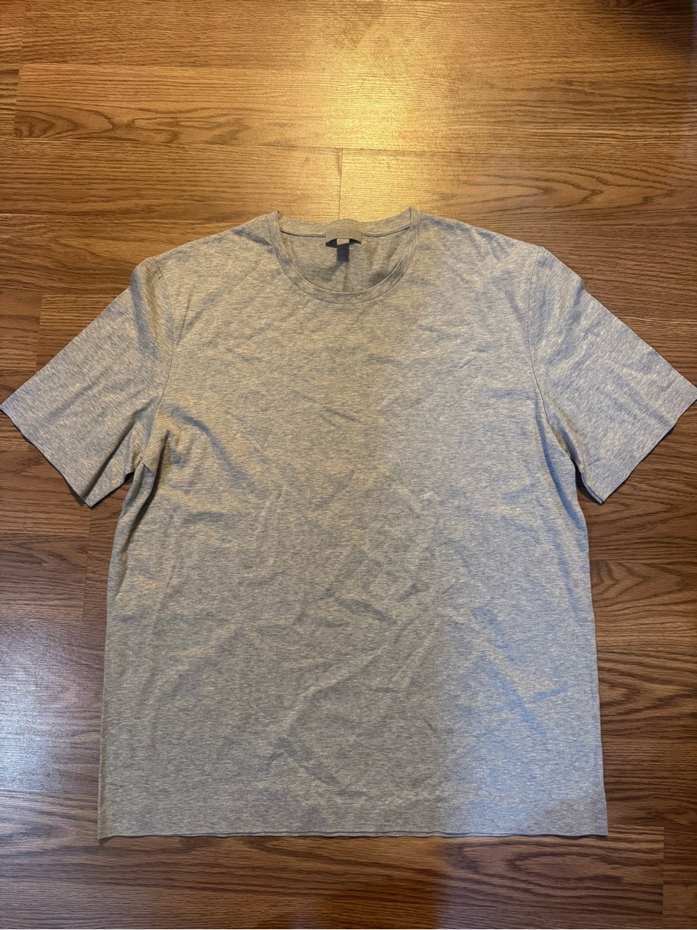 COS Men's Short-Sleeve Crew T-Shirt - Heather Gray